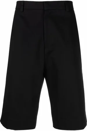 Etro High-waisted cotton bermuda shorts