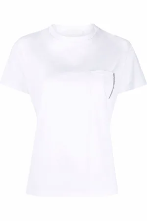 Fabiana Filippi Bead-detail pocket T-shirt