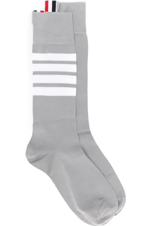 Thom Browne 4-Bar Mid-Calf Cotton Socks