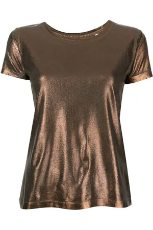 Madison.Maison Metallic cotton T-shirt