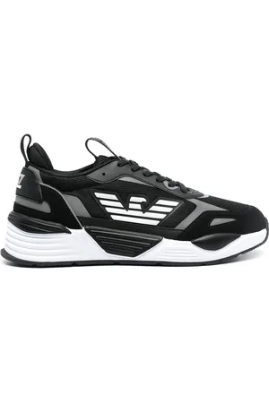 EA7 Eagle logo low-top sneakers