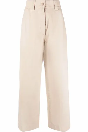 Aspesi High-rise straight-leg trousers