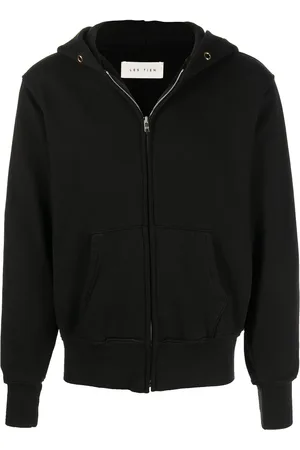 Les Tien Zipped cotton hoodie