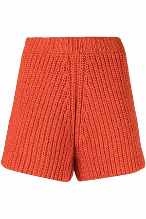 Alanui Chunky-knit shorts