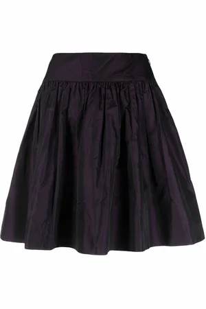 Dior 2000s gathered flared mini-skirt