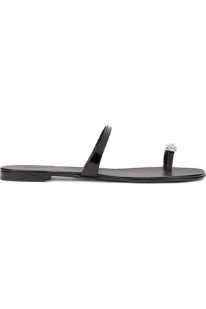 Giuseppe Zanotti Ring-embellished flat sandals