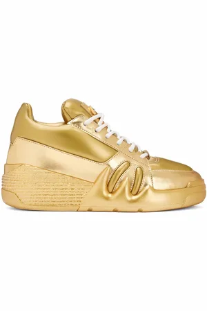 Giuseppe Zanotti Talon metallic mid-top sneakers