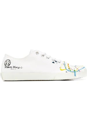 Maison Margiela Tabi paint-splatter sneakers