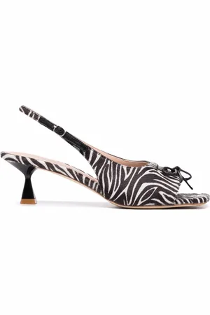 Scarosso Bella zebra-print pumps