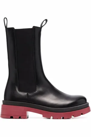 Scarosso Chunky leather boots