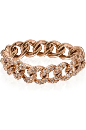 Shay 18kt rose gold chain link ring