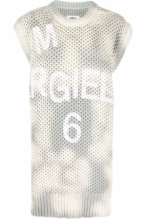 Maison Margiela Tie-dye knitted dress