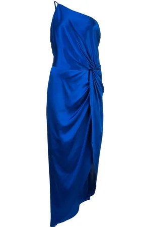 Michelle Mason One-shoulder twist knot dress