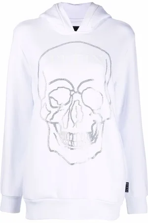 Philipp Plein Crystal Skull long-sleeve hoodie
