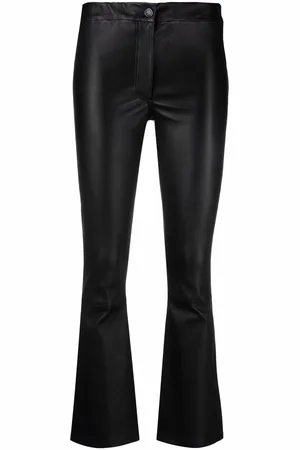 arma leder Cropped flared trousers
