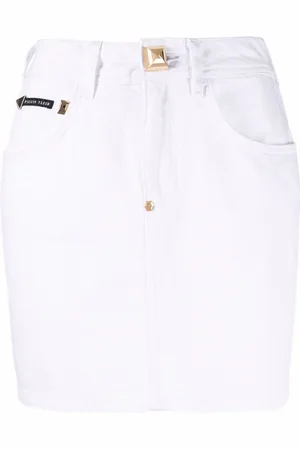 Philipp Plein Denim mini skirt