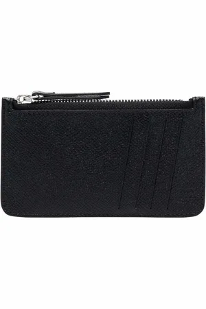 Maison Margiela Four-stitch leather card holder