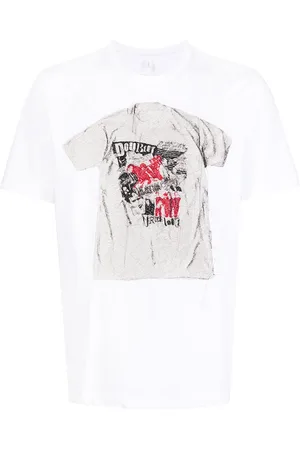 DOUBLET Graphic-print cotton T-shirt