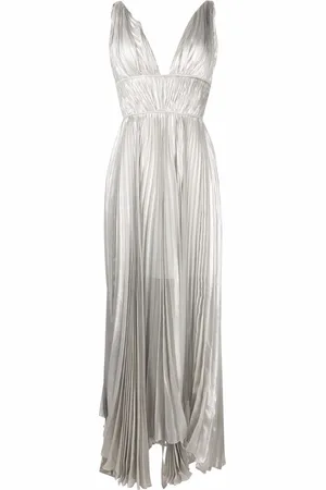 MARIA LUCIA HOHAN V-neck sleeveless dress