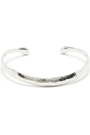 Dower and Hall Curved Nomad sterling- bangle