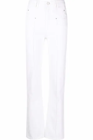 Isabel Marant Seam detailed bootcut jeans