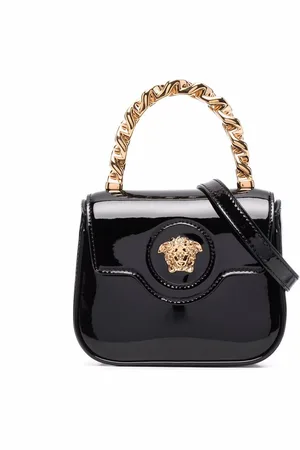 VERSACE La Medusa patent mini bag