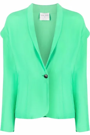 FORTE FORTE Drop-shoulder single-breasted blazer
