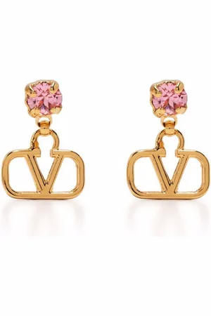 VALENTINO GARAVANI VLogo Signature crystal-embellished earrings