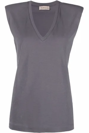 BLANCA Sleeveless V-neck top