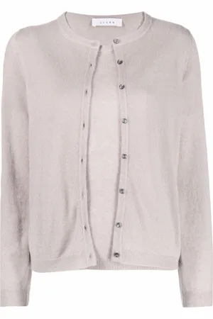 LISKA Double-layer merino-cashmere cardigan
