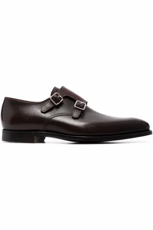 Crockett & Jones Leather monk shoes