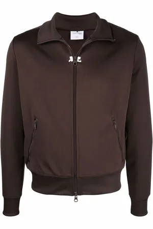 Courrèges Logo-patch bomber jacket