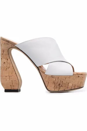 SI ROSSI Cork platform open-toe sandals