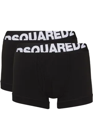Dsquared2 Logo-waistband pack of two boxer shorts