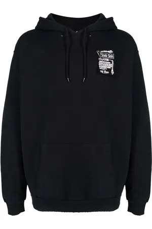 Fred Perry Patch-detail long-sleeved hoodie