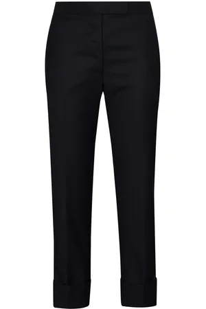 Thom Browne Super 120s cropped wool trousers