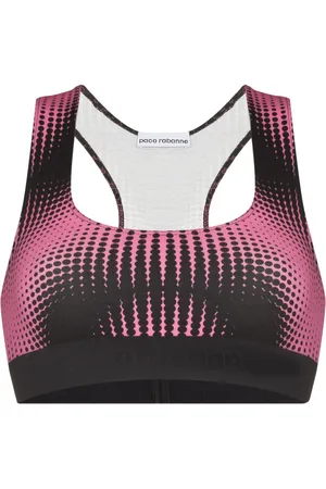 Paco rabanne Geometric-print sports bra
