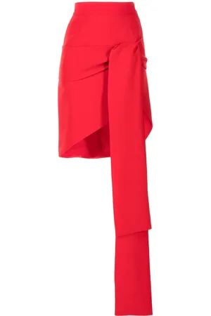 MATICEVSKI Tied-front pencil skirt