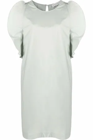 LE TRICOT PERUGIA Ruffle-cuff mini dress