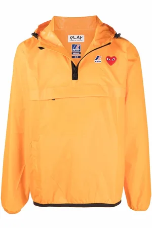 Comme des Garçons X K-Way pullover hooded jacket