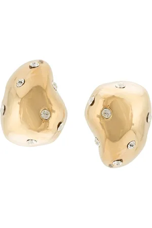 MOUNSER Nucleus crystal-embellished stud earrings