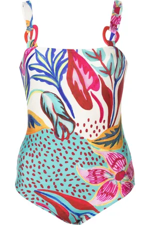 PATBO Flora square-neck swimsuit