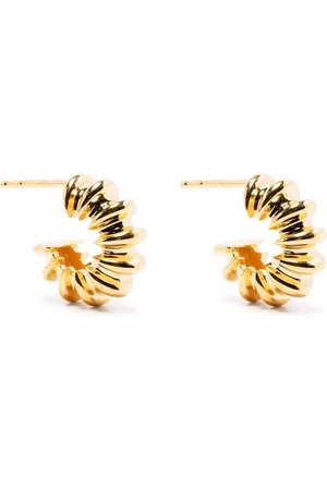 Missoma Small rigged claw hoop earrings