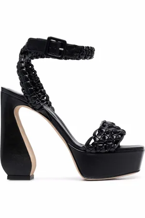 SI ROSSI Interwoven-detail platform sandals