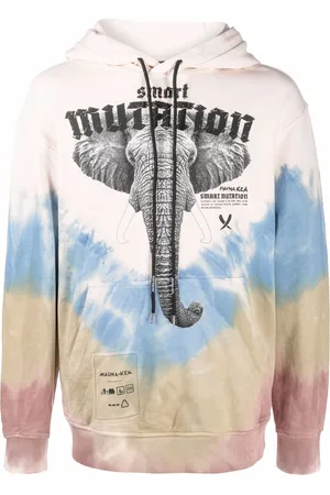 MAUNA KEA Tie-dye print long-sleeved hoodie