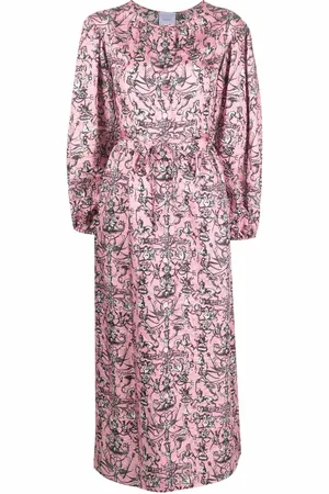 Patou Printed maxi shirt dress