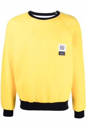 Fumito Ganryu Logo-patch cotton-blend sweatshirt