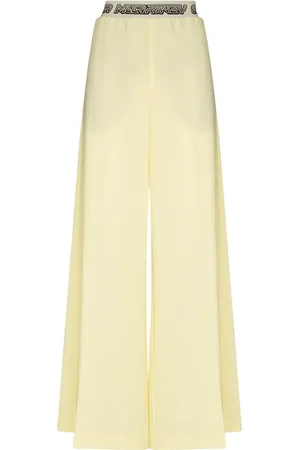 Stella McCartney Logo-waistband palazzo trousers