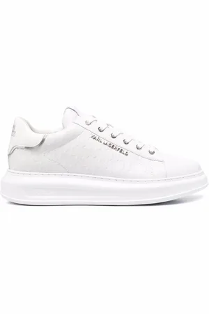Karl Lagerfeld Monogram Kapri leather sneakers