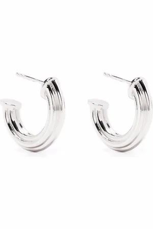 Missoma Medium ridge hoop earrings